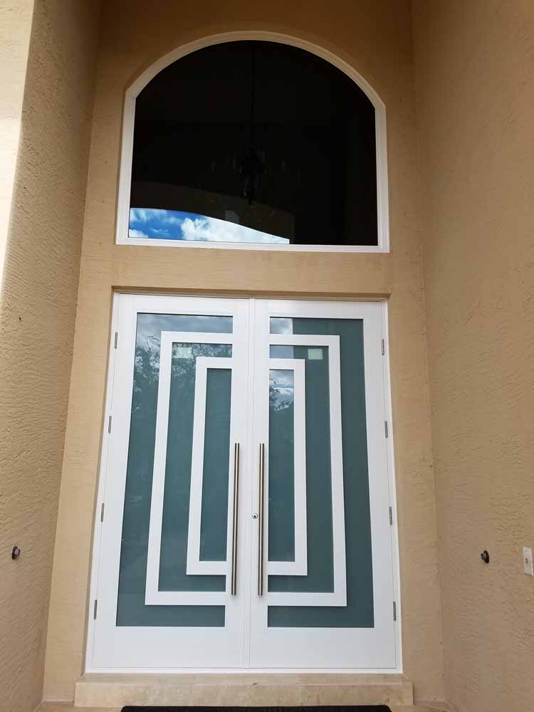 A2_PGT Vinyl Architectural Window & SIW Contemporary Impact Entry Door
