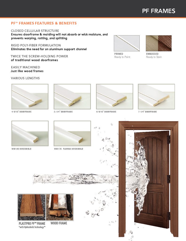 PlastPro PF Frames Brochure pdf