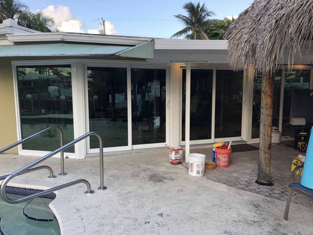 Florida Storm Protection Outside view after