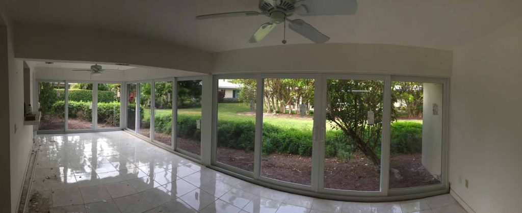 T2 PGT Impact Sliding Glass Doors Enclosure